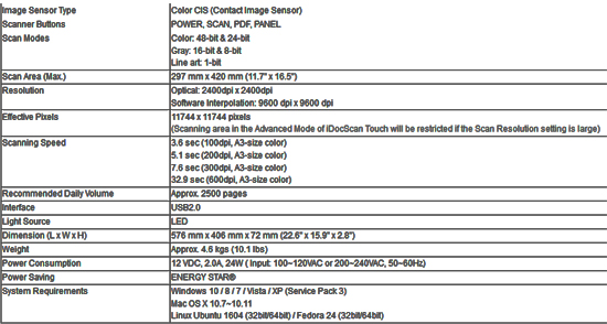 Mustek A3F2400N - Scanner A3 2400 dpi