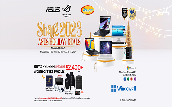 Tis the season to share ASUS Biggest Holiday Sale of the Year