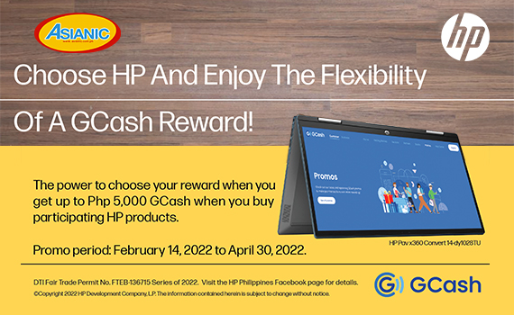 Choose HP and Enjoy The Flexibility of a GCash Reward