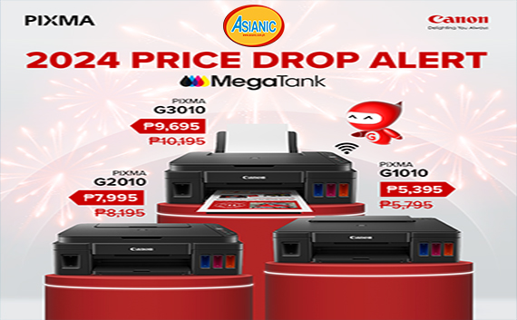 CANON PIXMA G3010, G2010, and G1010 Megatank Printers PRICE DROP OFFERS