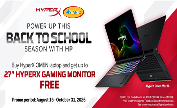 HP Back To School HyperX Gaming Monitor Promo 2026