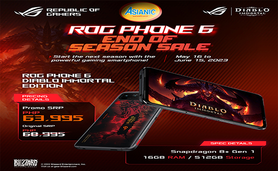 Last chance to level up your mobile gaming rig by getting the ROG Phone 6 Series!