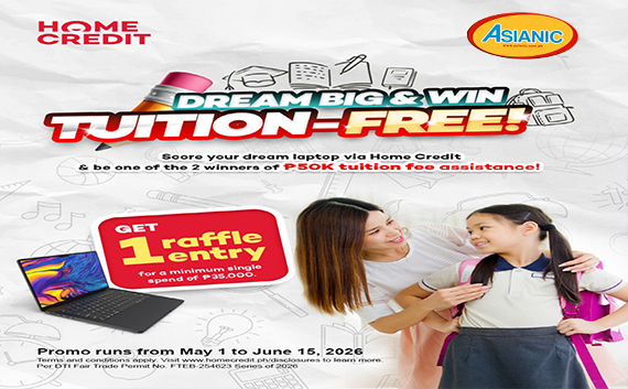 dream big & win TUITION-FREE via Home Credit