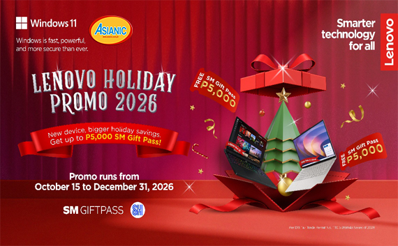 Lenovo Holiday Season Promo 2026