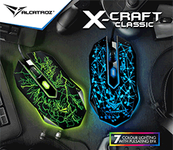 Alcatroz X-Craft Classic (Electro / Galaxy) USB Mouse