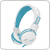 Sonic Gear Vibra 5 Long Wear Comfort & Deep Bass Stereo Headset (White/Blue)
