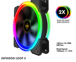 Armaggeddon Infineon Loop II 12CM RGB Cooling Fan