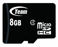 Team 8GB Micro SD Memory card