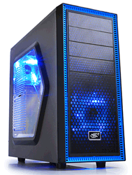 Deepcool Tesseract SW-BU Side Window Blue LED USB 3.0 Gaming Case