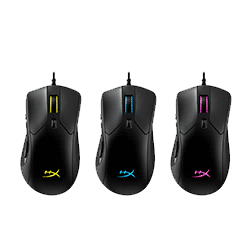 Hyper X Pulsefire Raid-Gaming Mouse RBG  (Black) 4P5Q3AA