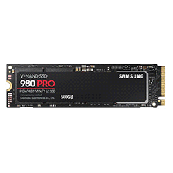 Samsung 980 PRO PCle 4.0 NVMe M.2 SSD 500GB