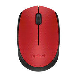 Logitech M171 (Red) 2.4GHz Wireless Mouse