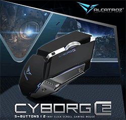 Alcatroz Cyborg C2 USB Gaming Mouse