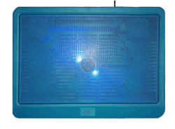 DeepCool N19 LED SuperSlim Blue Light Fan NoteBook Cooler Pad ( Blue )