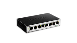 D-Link DGS-1100-08P Gigabit Ethernet Web Smart Switch 8 port POE