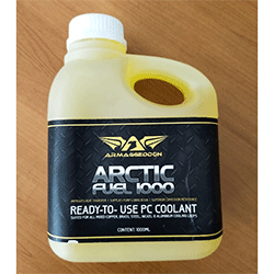 Armaggeddon ARCTIC Fuel 1000ML PC Coolant Acid Yellow Color