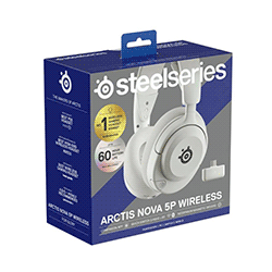 Steelseries Arctis Nova 5P HS Wireless Gaming HeadsetWhite (61674)