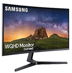 Samsung 32-inch WQHD Curved Monitor with 144Hz Refresh Rate (LC32JG50QQEXXP)