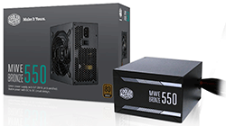 Cooler Master MWE 550W 80+ Bronze PSU