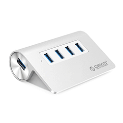 Orico M3H4-V1 Aluminum Alloy 4 Port USB3.0 HUB