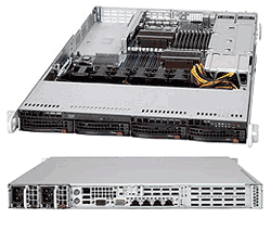 SuperMicro SS6017B-MTF 1U Mid Range Rackmount Server