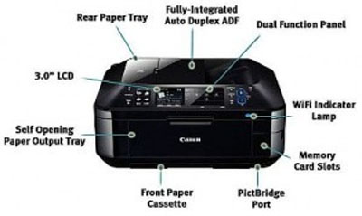 connect computer to canon super g3 printer