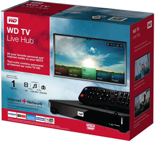 Wd tv live hub не видит компьютер