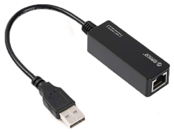 Orico UTL-U2 USB2.0 Fast Ethernet Network Adapter ( Black )