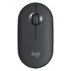 Logitech M350 (Graphite) Pebble Bluetooth Wireless Mouse
