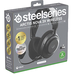 Steelseries Arctis Nova 3XW Wireless Multi-Platform Gaming Headset Black (61689)