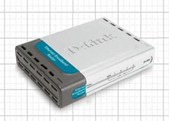 D-Link DI-704 Print Server with 4 Port Router