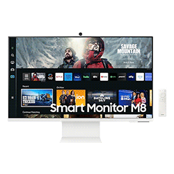 Samsung 32 4K Warm White M8 M80C Smart Monitor