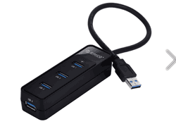 Orico USB 3.0 4 Port USB Hub (W5PH4-U3)