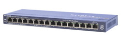 Netgear FS 116P PROSAFE 16 Port Desktop Switch with 8 Port POE