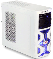 IN WIN MANA 136 Diamond Fashion Design EZ-Swap ATX Steel Gaming Chasis (White)