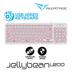 Alcatroz Jellybean U200 USB Wired Keyboard