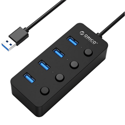 Orico W9PH4-U3-V1 Smart 4 Port USB 3.0 Hub, VL812 USB 3.0 Controller
