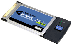 Linksys WPC-54G Wireless G PCMCIA Adapter