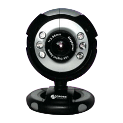Across 480P QHD 6 LED Lighting & Mic Webcam