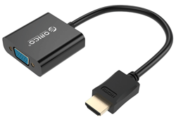 Orico DHTV-C20 HDMI A to VGA Adapter ( Black )