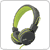 Sonic Gear Vibra 5 Long Wear Comfort & Deep Bass Stereo Headset (Grey/Green)