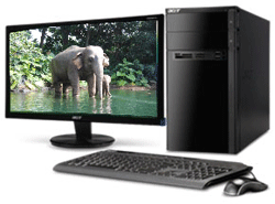Acer Aspire M3985 i5-3450 Quad Core 2GVram 1TB Win 7 HB Desktop