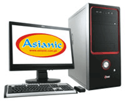 Across Asus PC3702-6641 E6600 Win 7 Desktop PC