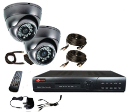 Across SVR-7504D H264 4 Channel 2 Camera Survellance System