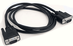 Across 15-Pin Male to Male VGA Cable
