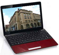 Asus 1215B-RED025S AMD E450 Dual Core Win7 NetBook