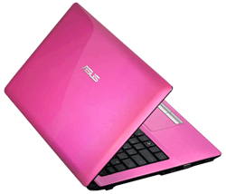 Asus K43SJ-VX385R I3-2330 1GB Vram Win7 Home Basic Pink Laptop