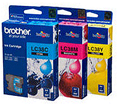 Brother LC-38Y Yellow Color Ink Cartridge
