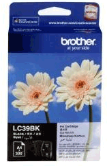 Brother LC-39BK Black Ink Cartrige