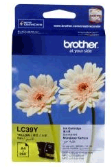Brother LC-39Y Yellow Color Ink Cartrige